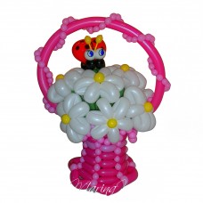 Букет з кульок Червоний Кошик